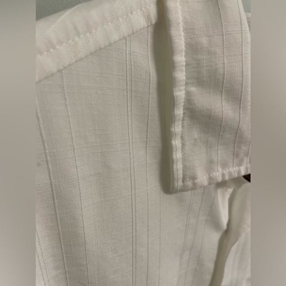 Men’s Caribbean Solid Short Sleeve Woven Camp Shirt Size XXL - Picture 3 of 8